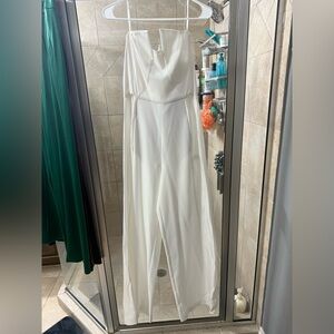 Black Halo Ivory Jumpsuit